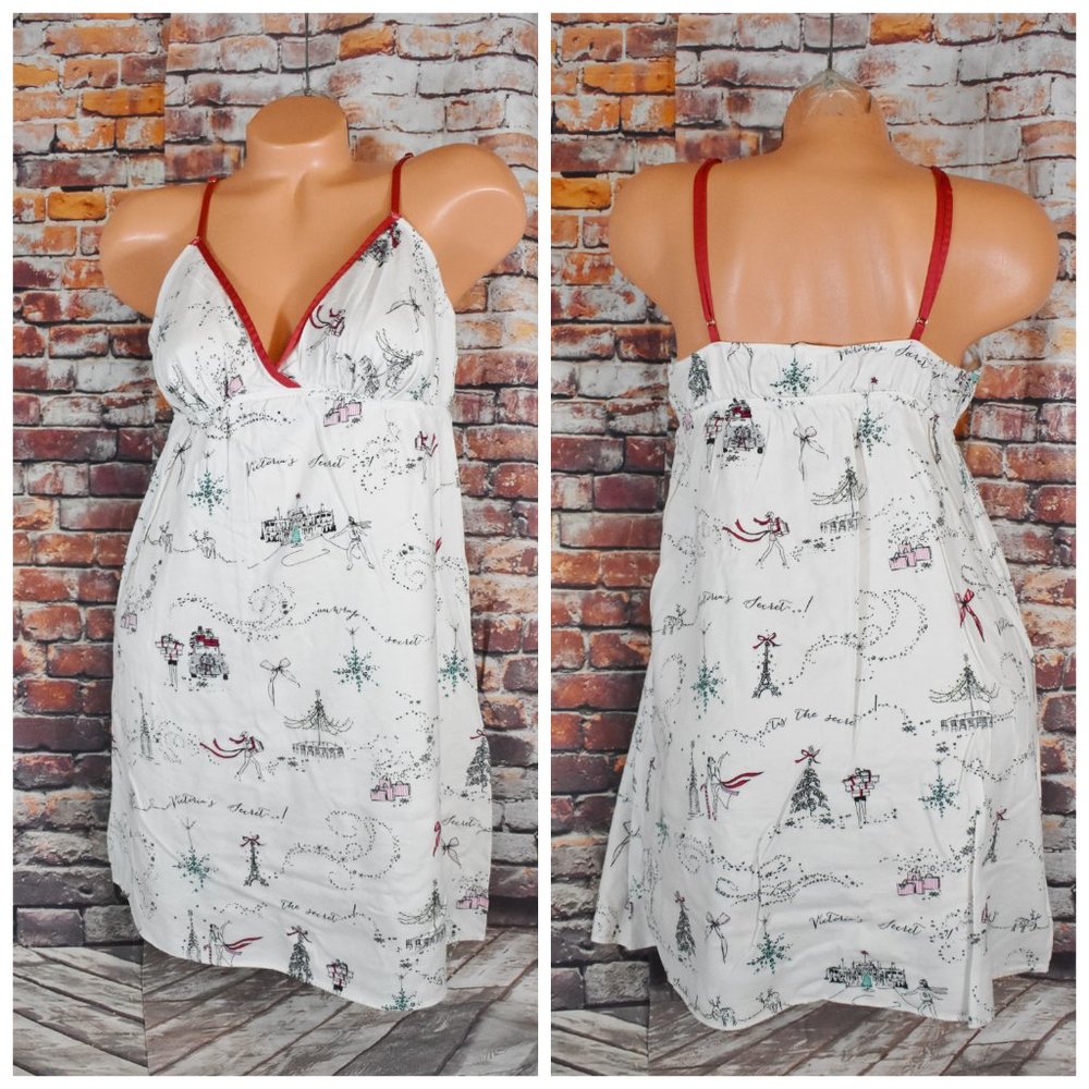 Victorias Secret Medium Soft Country Short Nightgown Prairie Cotton Modal